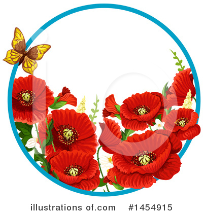 Royalty-Free (RF) Poppy Clipart Illustration by Vector Tradition SM - Stock Sample #1454915