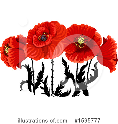 Royalty-Free (RF) Poppy Clipart Illustration by Vector Tradition SM - Stock Sample #1595777