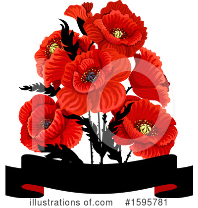 Royalty-Free (RF) Poppy Clipart Illustration by Vector Tradition SM - Stock Sample #1595781