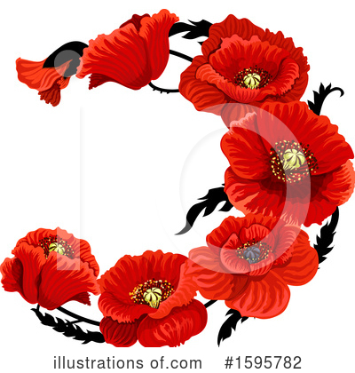 Royalty-Free (RF) Poppy Clipart Illustration by Vector Tradition SM - Stock Sample #1595782