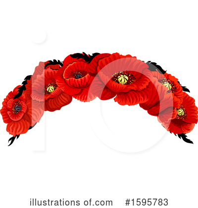 Poppies Clipart #1595783 by Vector Tradition SM