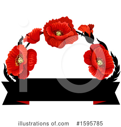 Royalty-Free (RF) Poppy Clipart Illustration by Vector Tradition SM - Stock Sample #1595785