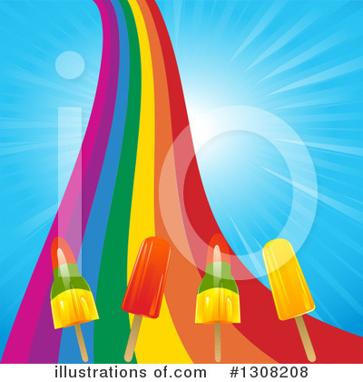 Royalty-Free (RF) Popsicle Clipart Illustration by elaineitalia - Stock Sample #1308208