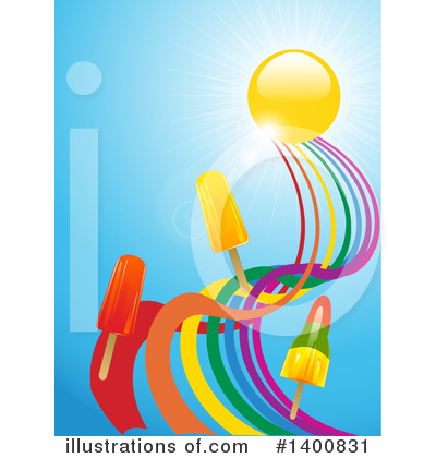 Royalty-Free (RF) Popsicle Clipart Illustration by elaineitalia - Stock Sample #1400831