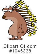 Porcupine Clipart #1046338 by toonaday