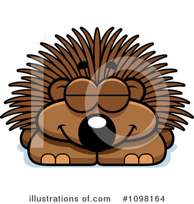 Porcupine Clipart #1098164 by Cory Thoman
