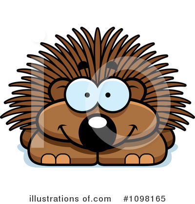 Porcupine Clipart #1098165 by Cory Thoman