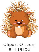 Porcupine Clipart #1114159 by Pushkin