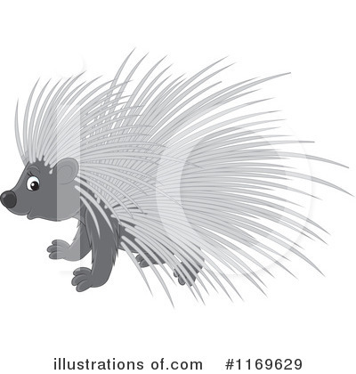 Royalty-Free (RF) Porcupine Clipart Illustration by Alex Bannykh - Stock Sample #1169629