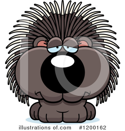 Porcupine Clipart #1200162 by Cory Thoman