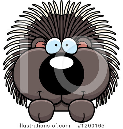 Porcupine Clipart #1200165 by Cory Thoman