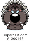 Porcupine Clipart #1200167 by Cory Thoman