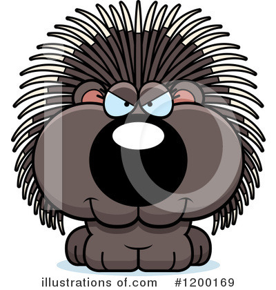 Royalty-Free (RF) Porcupine Clipart Illustration by Cory Thoman - Stock Sample #1200169