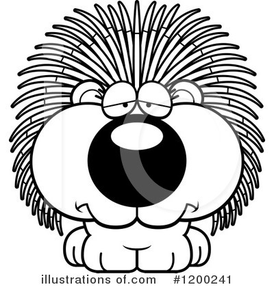 Royalty-Free (RF) Porcupine Clipart Illustration by Cory Thoman - Stock Sample #1200241