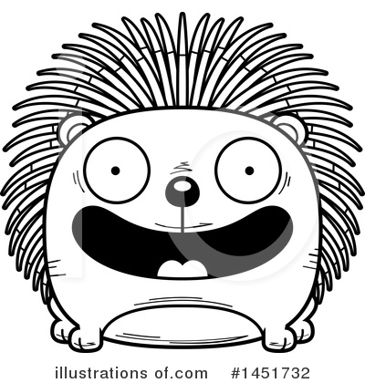 Royalty-Free (RF) Porcupine Clipart Illustration by Cory Thoman - Stock Sample #1451732