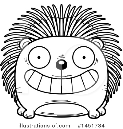 Royalty-Free (RF) Porcupine Clipart Illustration by Cory Thoman - Stock Sample #1451734