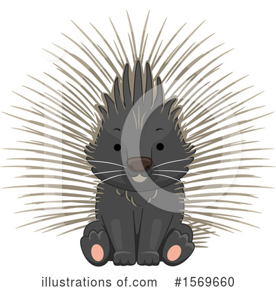 Porcupine Clipart #1569660 by BNP Design Studio