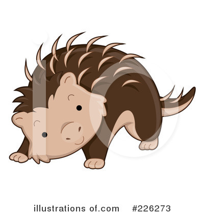 Royalty-Free (RF) Porcupine Clipart Illustration by BNP Design Studio - Stock Sample #226273