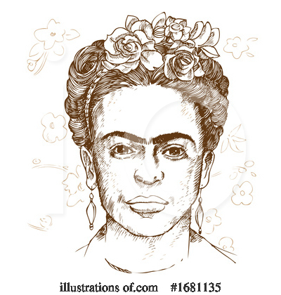 Royalty-Free (RF) Portrait Clipart Illustration by Domenico Condello - Stock Sample #1681135