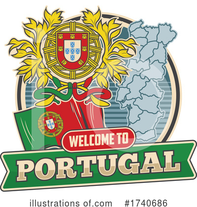 Portugal Clipart #1740686 by Vector Tradition SM