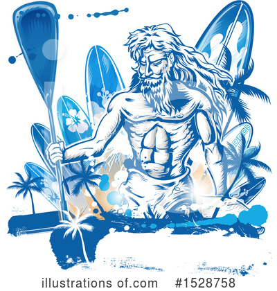 Royalty-Free (RF) Poseidon Clipart Illustration by Domenico Condello - Stock Sample #1528758