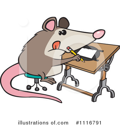Royalty-Free (RF) Possum Clipart Illustration by toonaday - Stock Sample #1116791