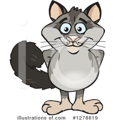 Royalty-Free (RF) Possum Clipart Illustration by Dennis Holmes Designs - Stock Sample #1278619