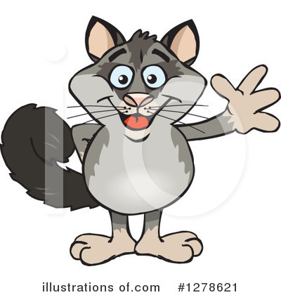 Royalty-Free (RF) Possum Clipart Illustration by Dennis Holmes Designs - Stock Sample #1278621
