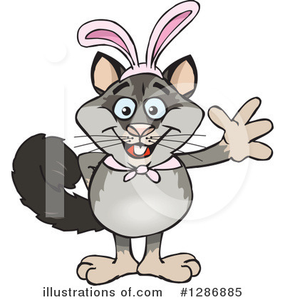 Royalty-Free (RF) Possum Clipart Illustration by Dennis Holmes Designs - Stock Sample #1286885