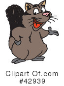 Possum Clipart #42939 by Dennis Holmes Designs