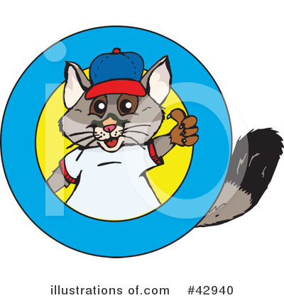 Royalty-Free (RF) Possum Clipart Illustration by Dennis Holmes Designs - Stock Sample #42940
