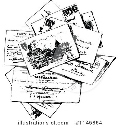 Postcard Clipart #1145864 by Prawny Vintage