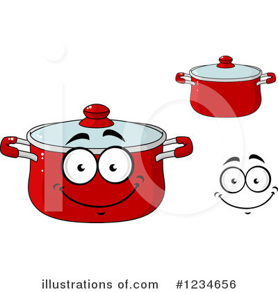 Royalty-Free (RF) Pot Clipart Illustration by Vector Tradition SM - Stock Sample #1234656