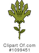 Pot Leaf Clipart #1099451 by Cory Thoman