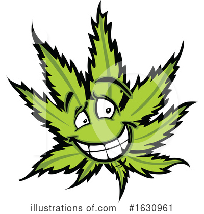 Royalty-Free (RF) Pot Leaf Clipart Illustration by Chromaco - Stock Sample #1630961