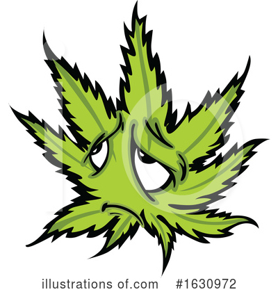 Royalty-Free (RF) Pot Leaf Clipart Illustration by Chromaco - Stock Sample #1630972