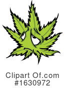 Pot Leaf Clipart #1630972 by Chromaco