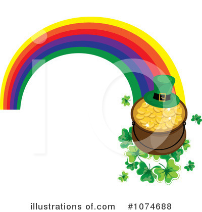 Rainbow Clipart #1074688 by Pams Clipart