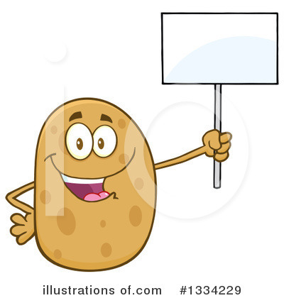 Potato Clipart #1334229 by Hit Toon