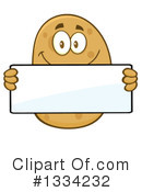 Potato Character Clipart #1334232 by Hit Toon