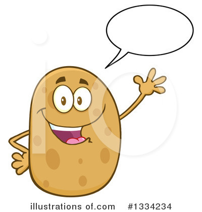 Potato Clipart #1334234 by Hit Toon