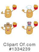 Potato Character Clipart #1334239 by Hit Toon