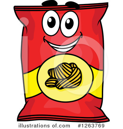 Royalty-Free (RF) Potato Chips Clipart Illustration by Vector Tradition SM - Stock Sample #1263769