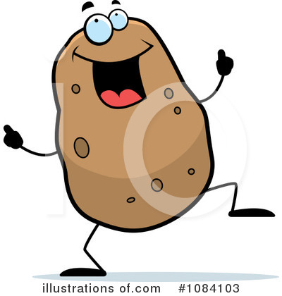 Royalty-Free (RF) Potato Clipart Illustration by Cory Thoman - Stock Sample #1084103