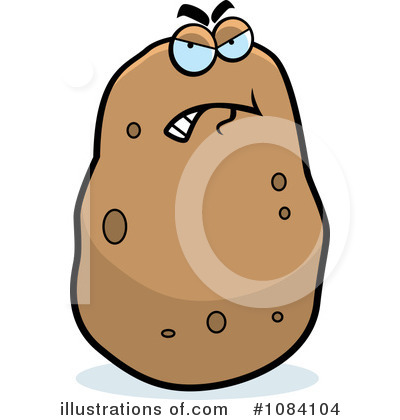 Royalty-Free (RF) Potato Clipart Illustration by Cory Thoman - Stock Sample #1084104