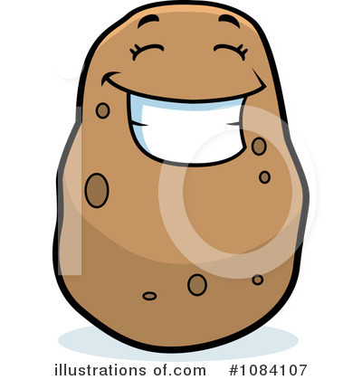 Potato Clipart #1084107 by Cory Thoman