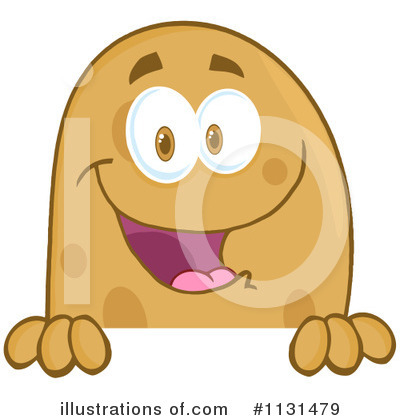 Potato Character Clipart #1131479 by Hit Toon
