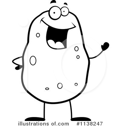 Royalty-Free (RF) Potato Clipart Illustration by Cory Thoman - Stock Sample #1138247