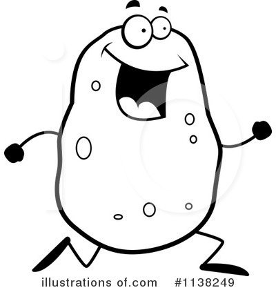 Royalty-Free (RF) Potato Clipart Illustration by Cory Thoman - Stock Sample #1138249