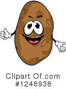 Potato Clipart #1246938 by Vector Tradition SM